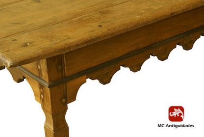 Mesa baiana com tampo saia rendada em peroba - 029 - Image 2
