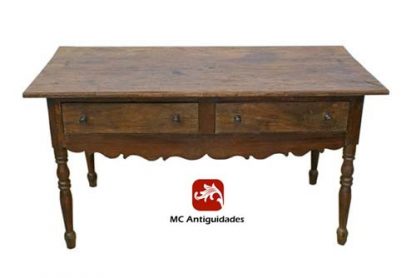 Mesa mineira em Jacarandá, tampo inteiriço - 122